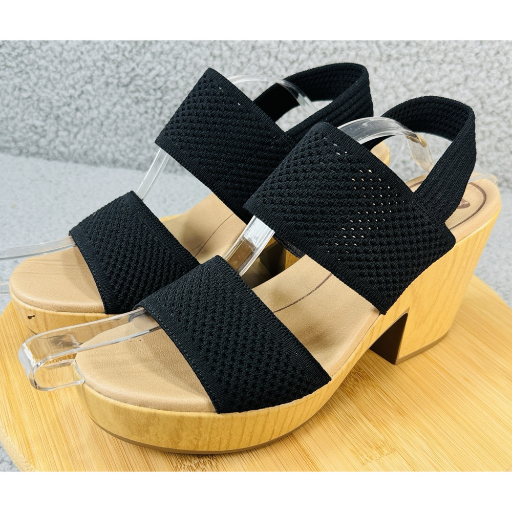 Dr. Scholl’s Black Platform Comfort Sandals Size 10